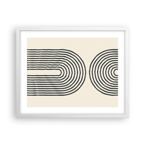 Póster en marco blanco - Próximamente... - 50x40 cm