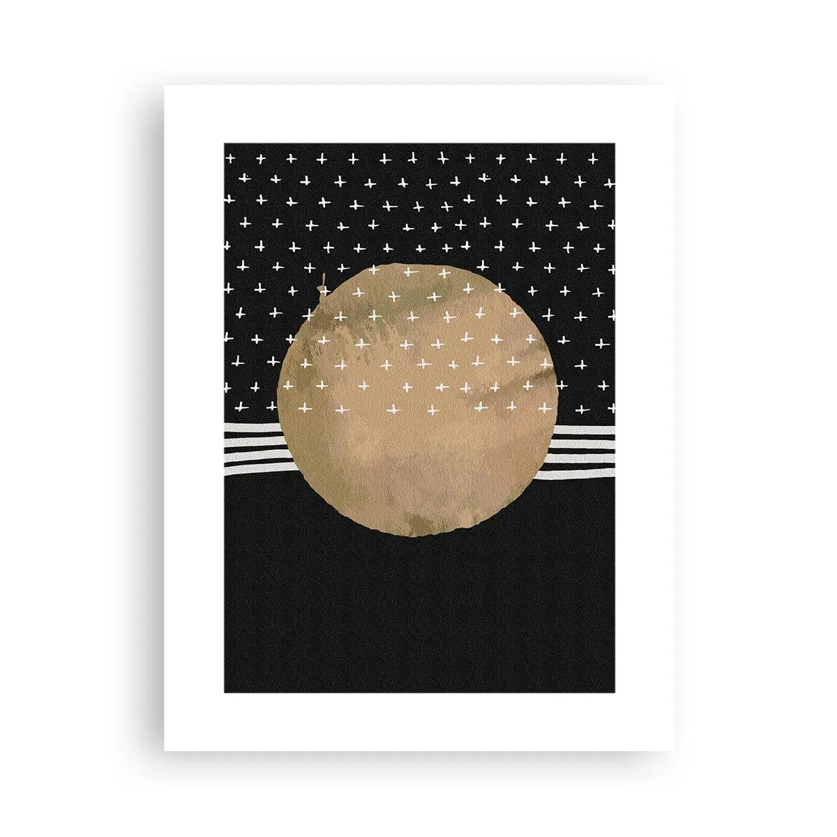 Póster - Composición: bandera de la galaxia - 30x40 cm