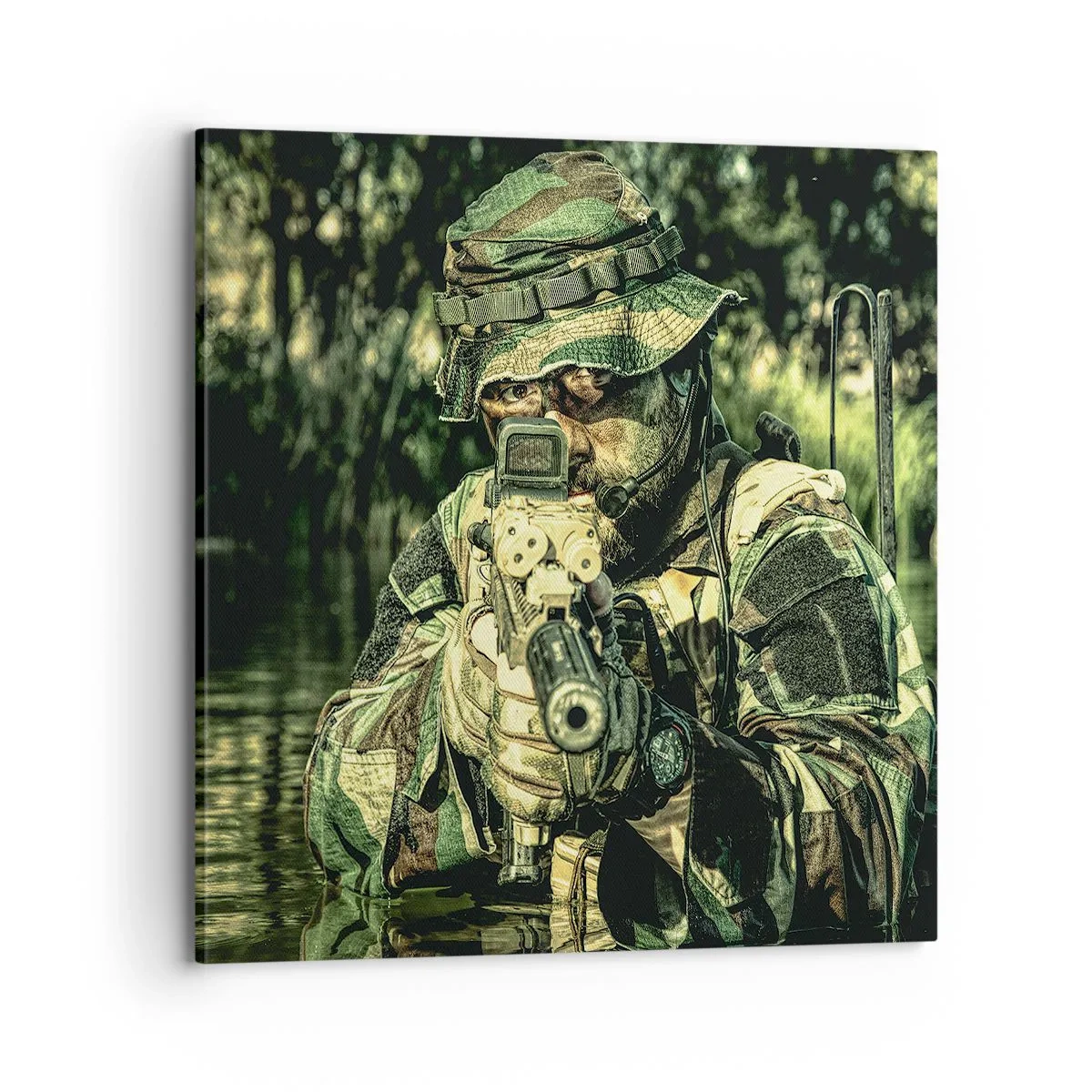 Cuadro sobre lienzo - Impresión de Imagen - El mejor de entre la élite - 70x70 cm