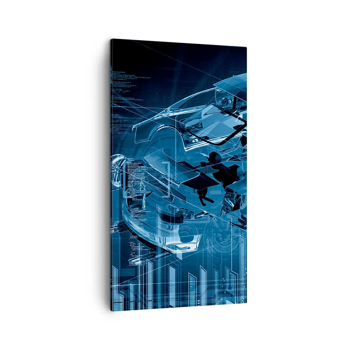 Cuadro sobre lienzo - Impresión de Imagen - Anatomía del ingeniero - 45x80 cm