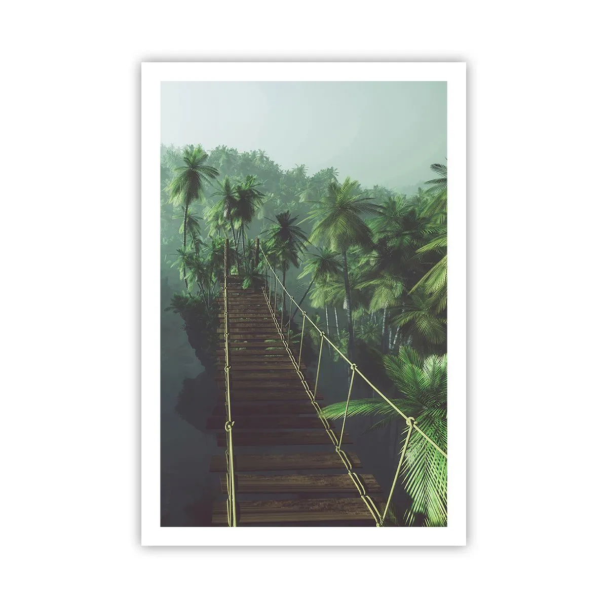 Póster - Sobre un mar de verde - 61x91 cm