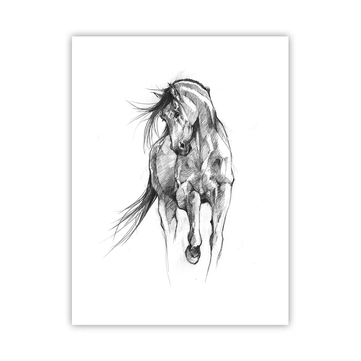 Póster - En un elegante trote - 30x40 cm