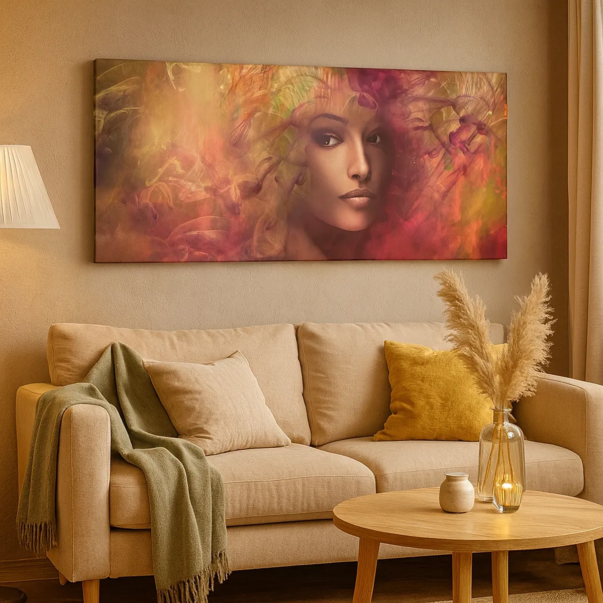 Cuadro sobre lienzo - Impresión de Imagen - ¡Aquí estoy! - 30x30 cm