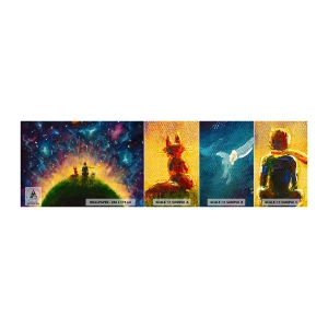 Muestra De Fotomural Standard Eco - Amor y amistad - lo único entero - Para niños, Amistad, Abstracción - 100x30 cm