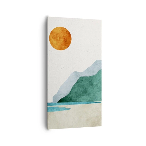 Cuadro sobre lienzo - Impresión de Imagen - Un paisaje como debe ser - 65x120 cm