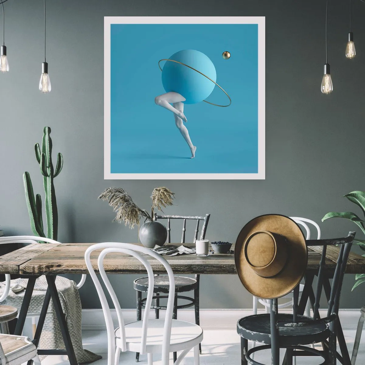 Póster - Y los planetas se vuelven locos - 50x50 cm