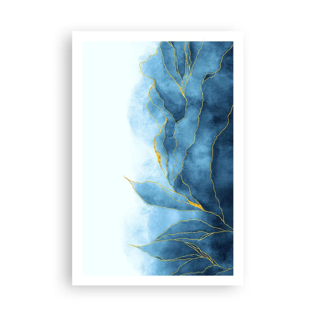Póster - Oro y azul - 61x91 cm