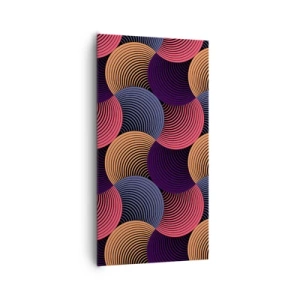 Cuadro sobre lienzo - Impresión de Imagen - En un ritmo circular - 65x120 cm