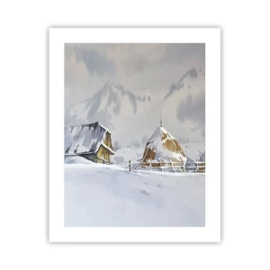 Póster - En un valle nevado - 40x50 cm