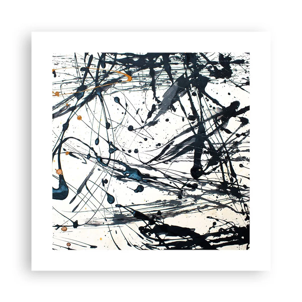 Póster - Abstracción expresionista - 40x40 cm