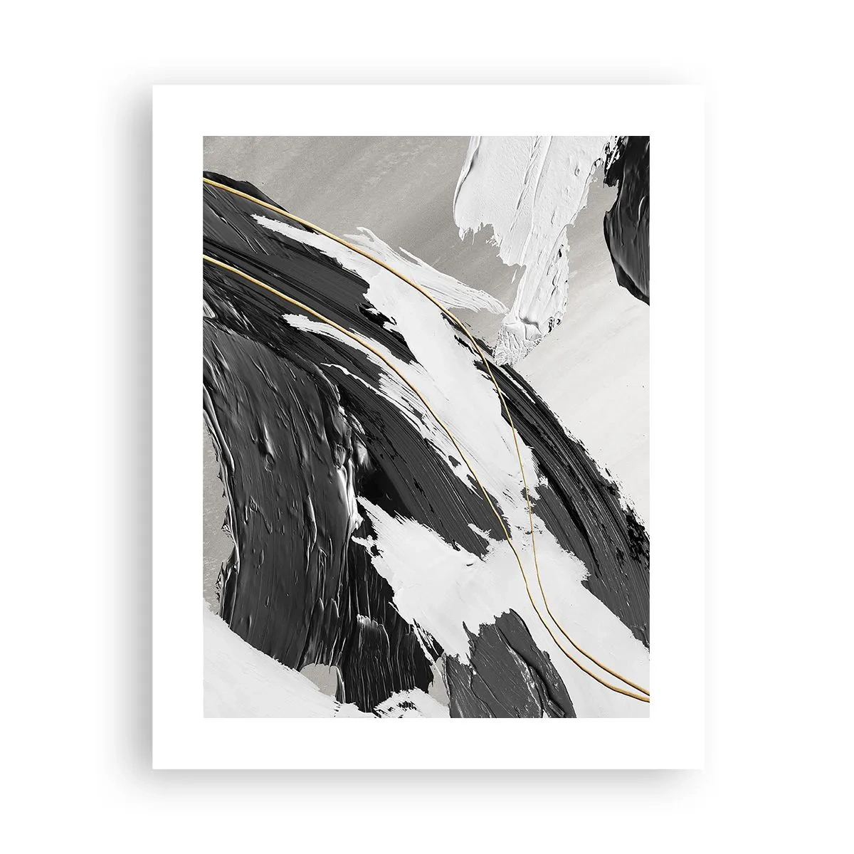 Póster - Abstracción con estilo - 40x50 cm