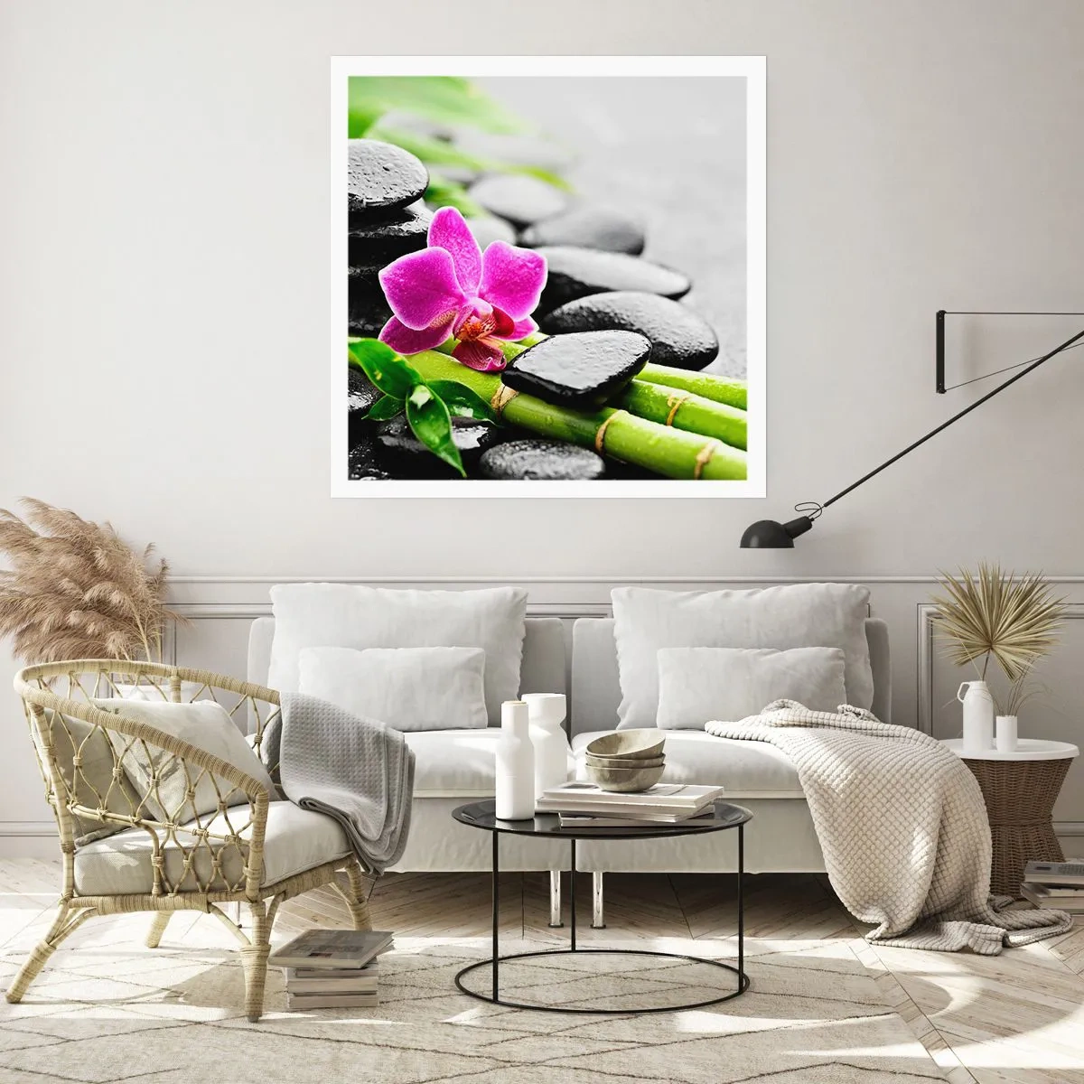 Póster - En equilibrio pacífico - 40x40 cm