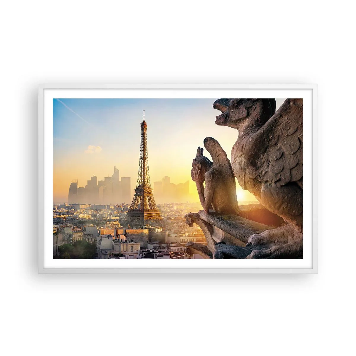 Póster en marco blanco - Ha cambiado tanto la ciudad... - 91x61 cm