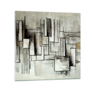 Cuadro sobre vidrio - Impresiones sobre Vidrio - El poder de la sencillez - 60x60 cm