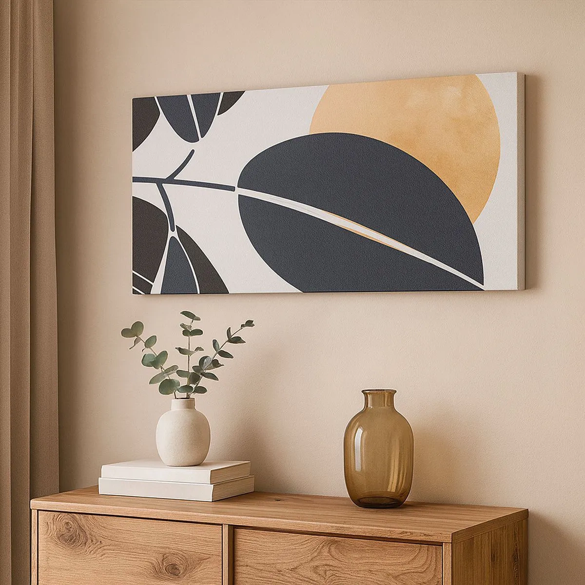 Cuadro sobre lienzo - Impresión de Imagen - Un día de verano caluroso - 100x40 cm