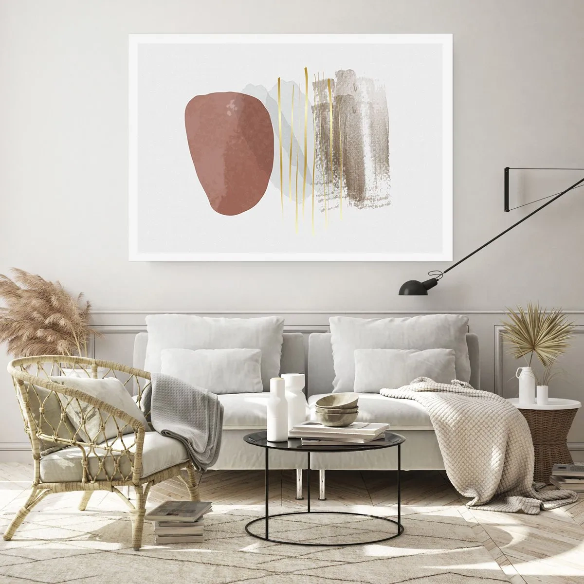 Póster - Una columnata abstracta - 91x61 cm