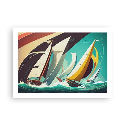 Póster - Afrontar los elementos - 70x50 cm