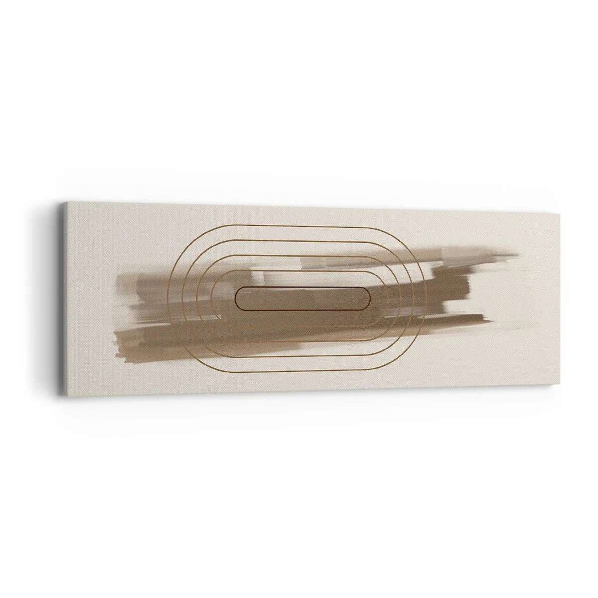 Cuadro sobre lienzo - Impresión de Imagen - Un soplo de gris - 90x30 cm