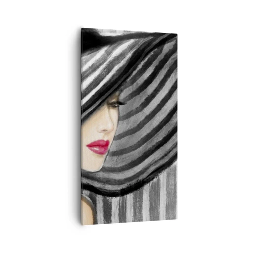 Cuadro sobre lienzo - Impresión de Imagen - ¿Dónde puedo encontrarte? - 55x100 cm