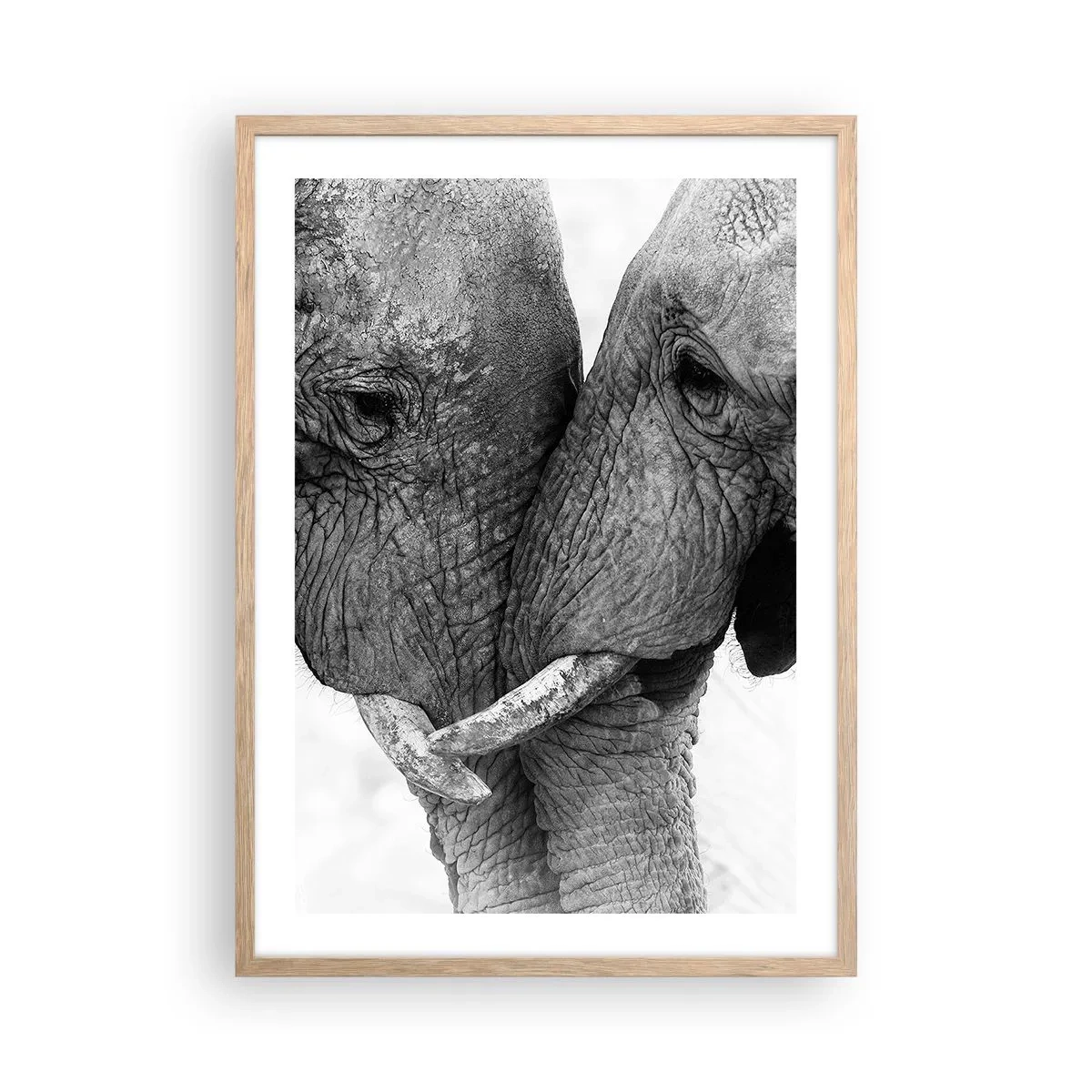 Póster en marco roble claro - Una confesión sincera - 50x70 cm