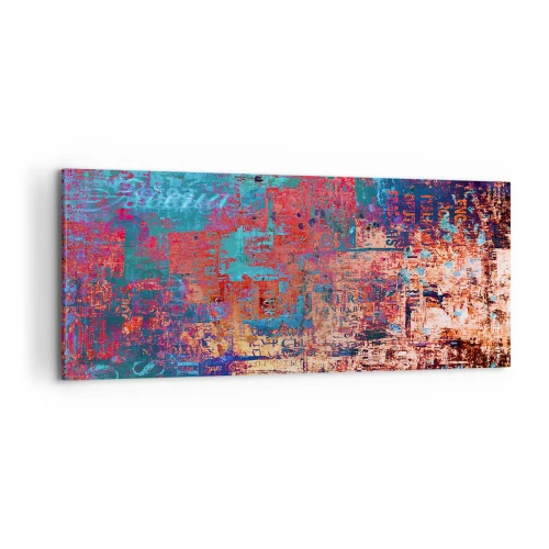 Cuadro sobre lienzo - Impresión de Imagen - Memoria y olvido - 100x40 cm