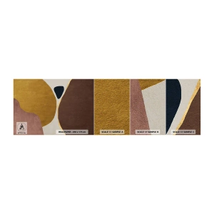 Muestra de fotomural autoadhesivo Deluxe Sticker - Abstracción - un lugar en el espacio - Abstracción, Minimalismo, formas - 100x30 cm