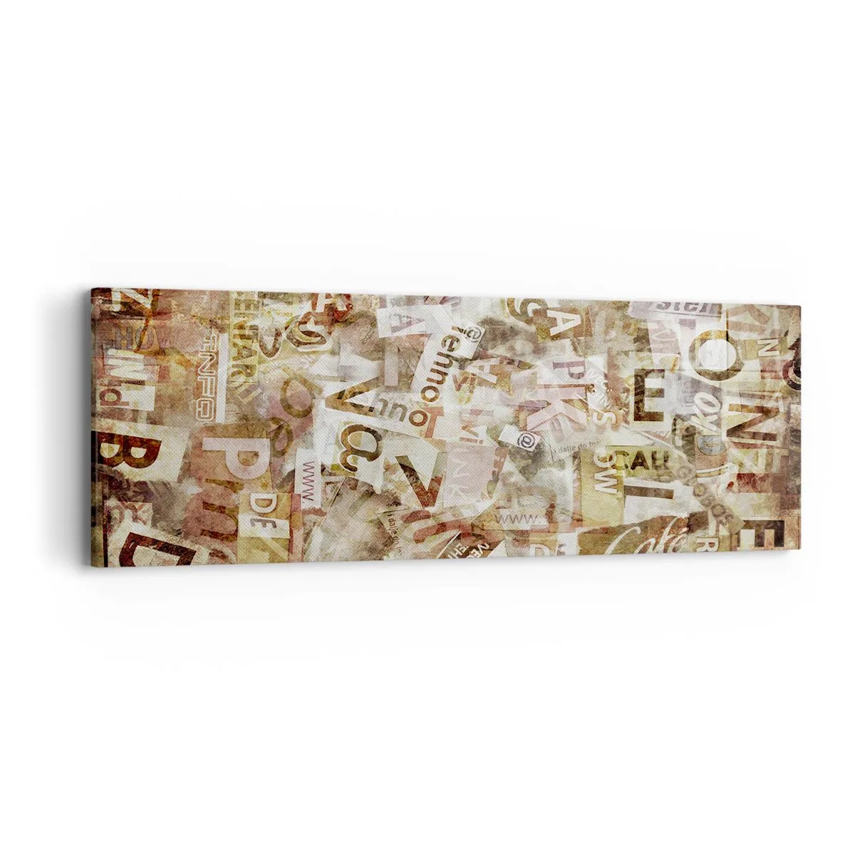 Cuadro sobre lienzo - Impresión de Imagen - Unificando el lenguaje - 90x30 cm