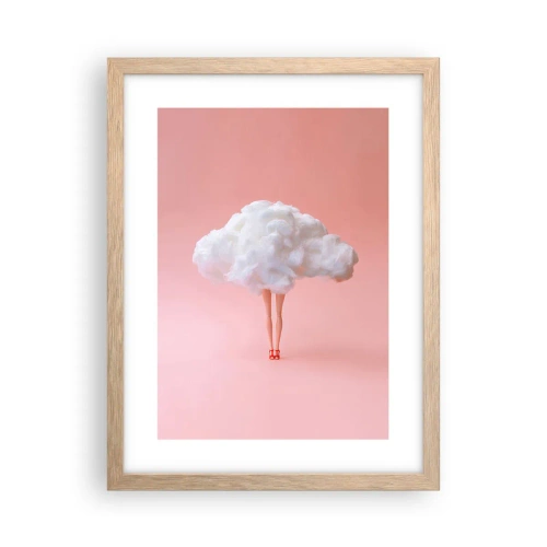 Póster en marco roble claro - Dulce promesa - 30x40 cm
