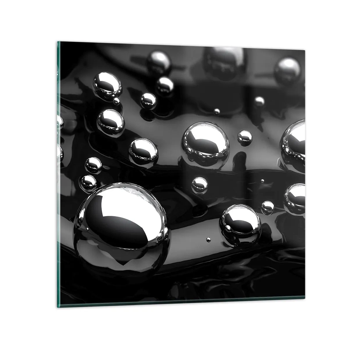 Cuadro sobre vidrio - Impresiones sobre Vidrio - De las negras profundidades - 50x50 cm