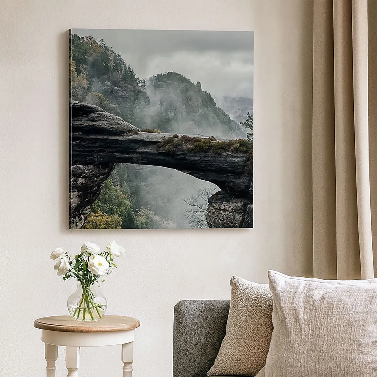 Cuadro sobre lienzo - Impresión de Imagen - La aventura está a punto de comenzar - 30x30 cm