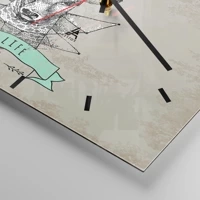 Esfera sin numeración, con rayas