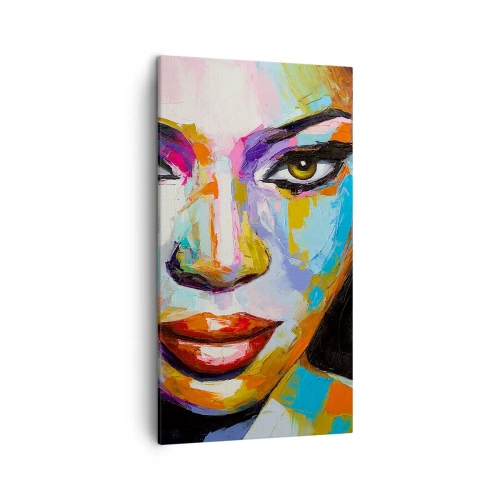 Cuadro sobre lienzo - Impresión de Imagen - Mirada penetrante - 45x80 cm