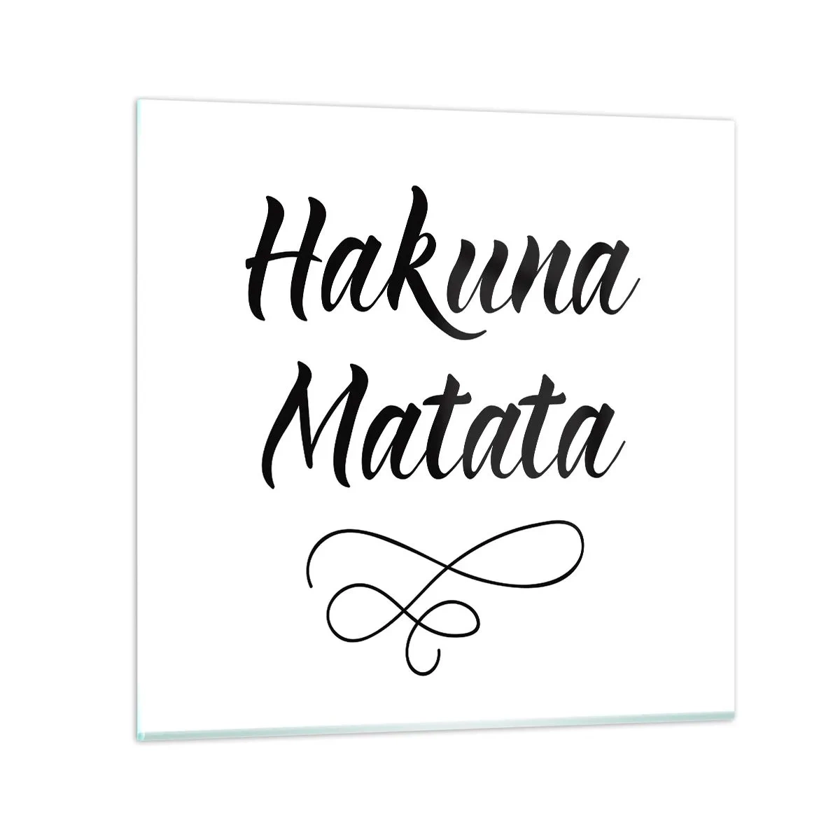 Cuadro sobre vidrio - Impresiones sobre Vidrio - El mejor consejo - 50x50 cm