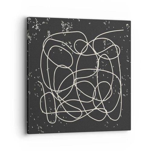 Cuadro sobre lienzo - Impresión de Imagen - Pensamientos errantes - 40x40 cm