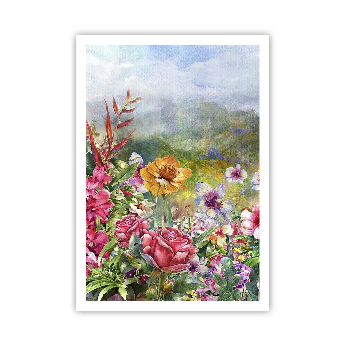 Póster - Un jardín enloquecido - 70x100 cm