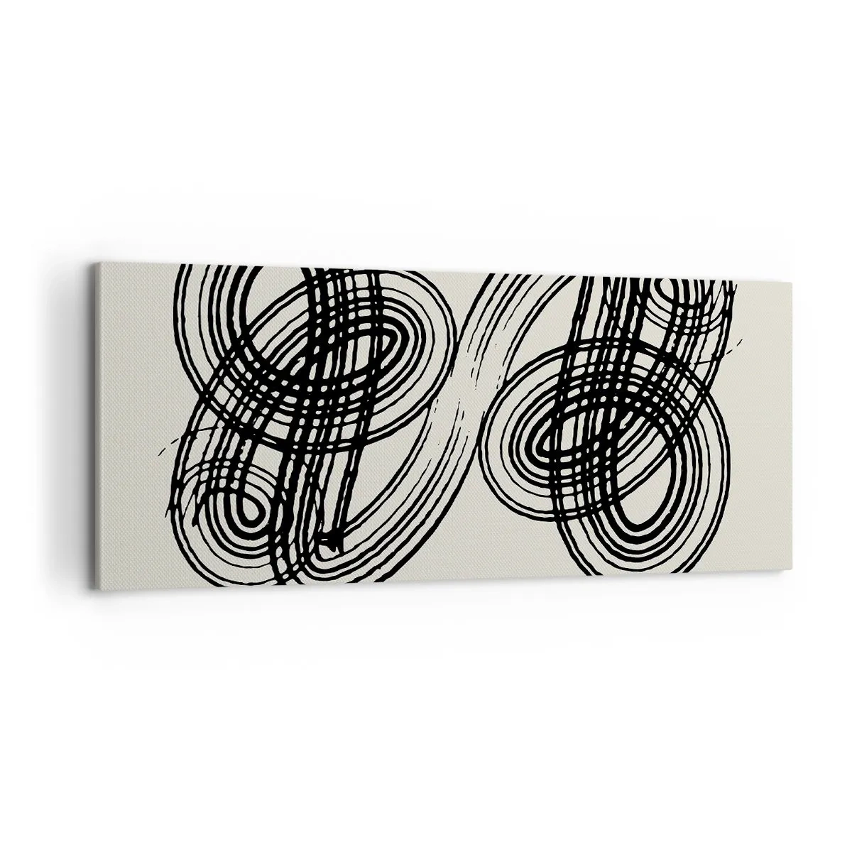 Cuadro sobre lienzo - Impresión de Imagen - Salió espontáneamente - 100x40 cm