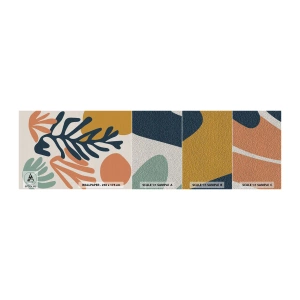 Muestra de fotomural Premium Sand - Mares de coral - bohemia, minimalista, Hoja - 100x30 cm