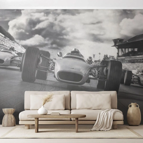 Fotomural Premium Canvas - ¡Hay poder! - Fórmula 1, Vehículo, Carrera - 300x210 cm