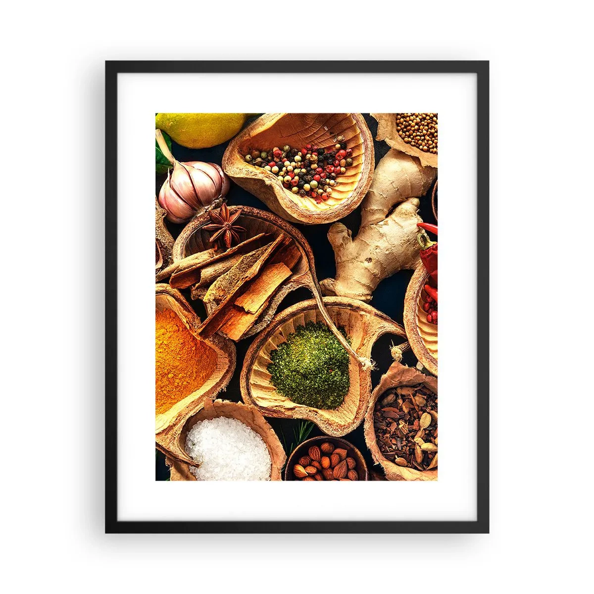 Póster en marco negro - Toma lo que quieras - 40x50 cm