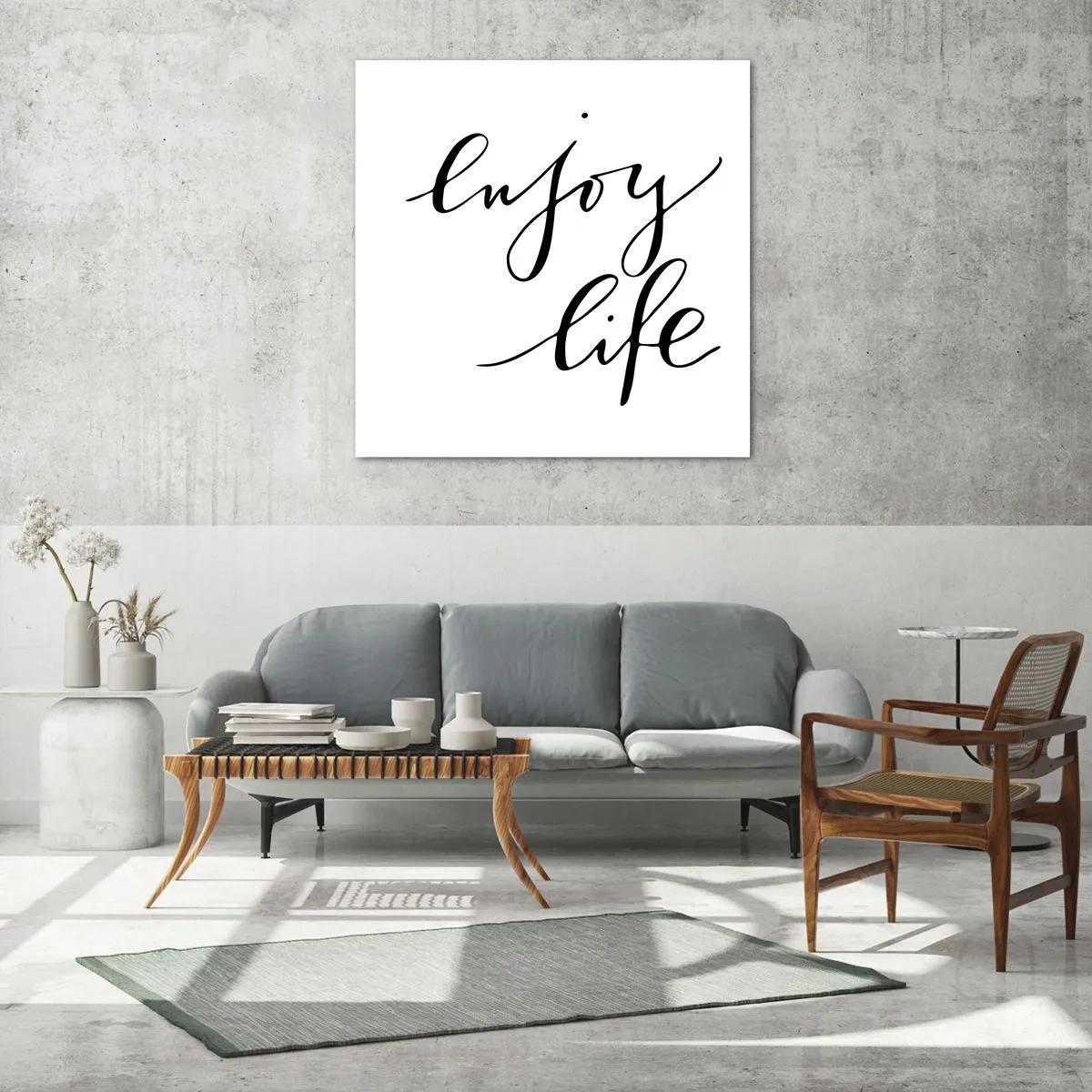 Cuadro sobre vidrio - Impresiones sobre Vidrio - Nada que añadir... - 60x60 cm