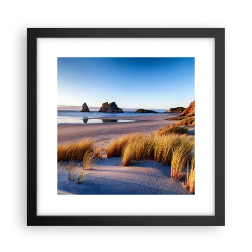 Póster en marco negro - Para buscadores de tranquilidad - 30x30 cm