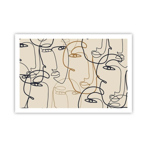 Póster - Retrato multiplicado - 91x61 cm