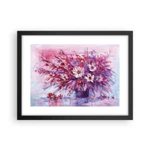 Póster en marco negro - Inocencia y pasión - 40x30 cm