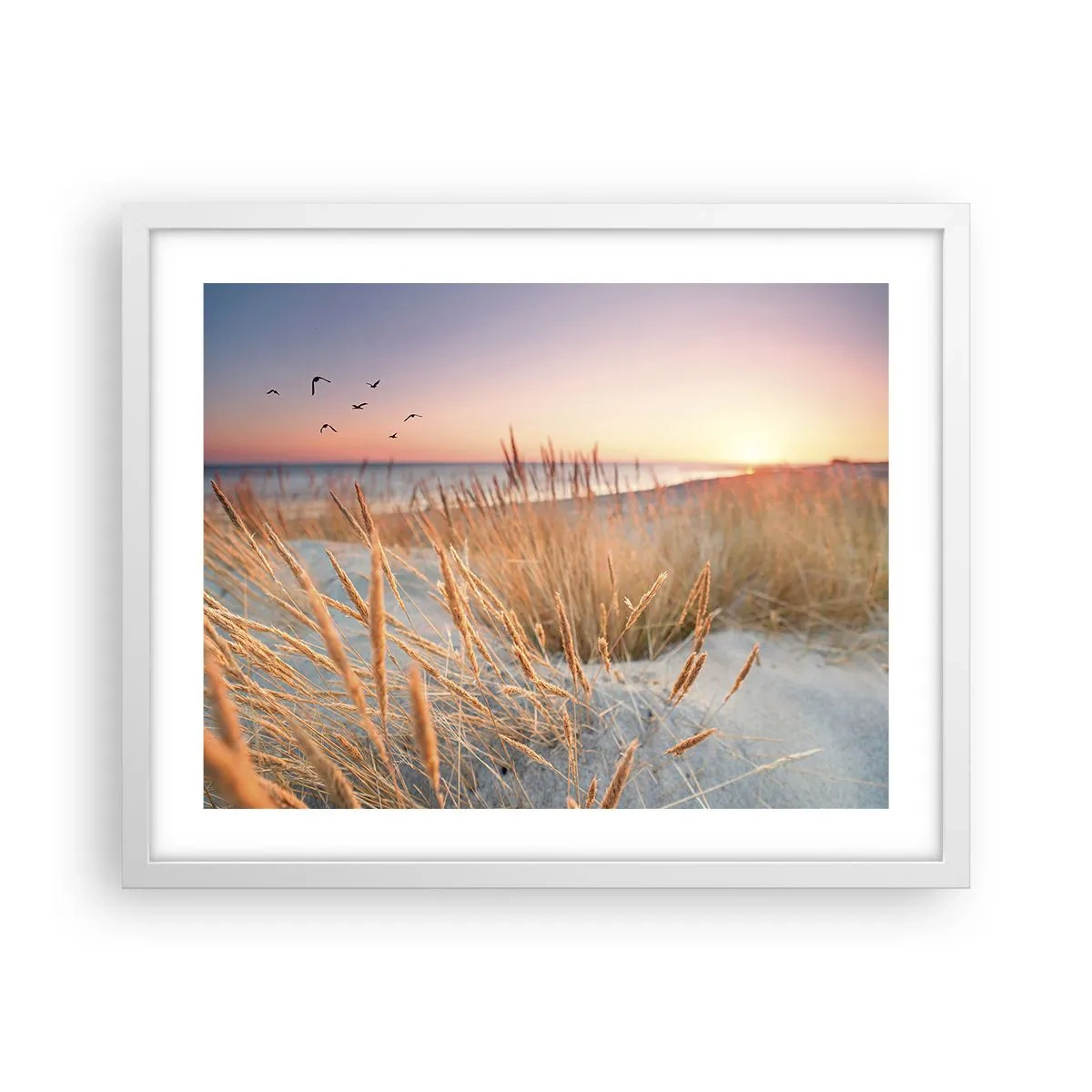Póster en marco blanco - Dulce nana del Báltico - 50x40 cm
