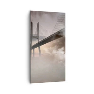 Cuadro sobre lienzo - Impresión de Imagen - Junto al río que no existe - 65x120 cm