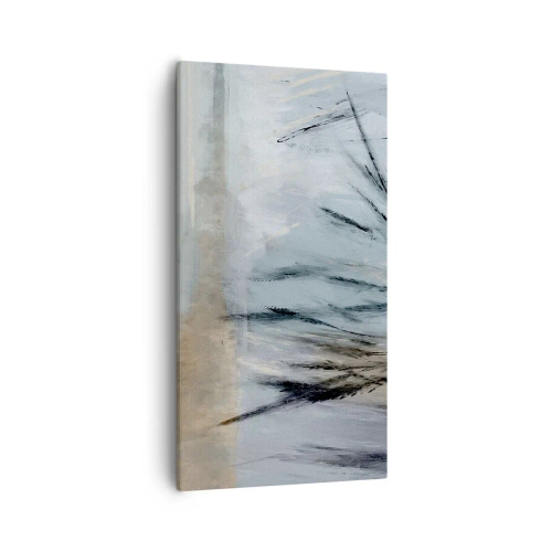 Cuadro sobre lienzo - Impresión de Imagen - Campos de invierno - 55x100 cm