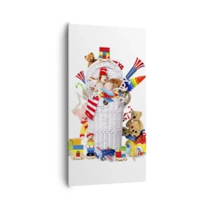 Cuadro sobre lienzo - Impresión de Imagen - Tesoros para los más pequeños - 65x120 cm