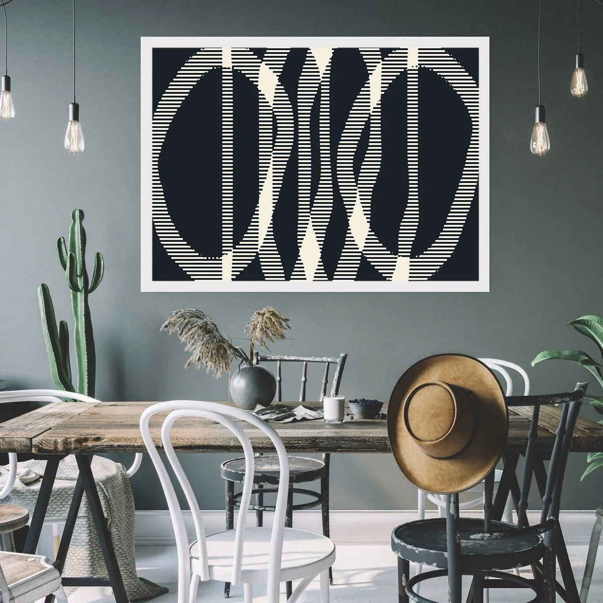 Póster - Un intento de romper la oscuridad - 70x50 cm