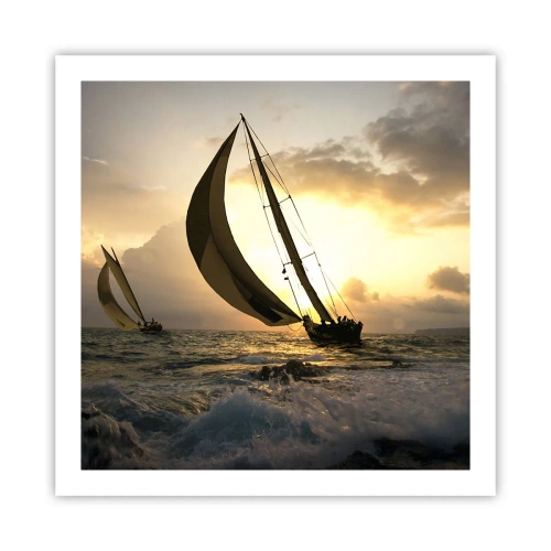 Póster - En contra y a favor del viento - 60x60 cm