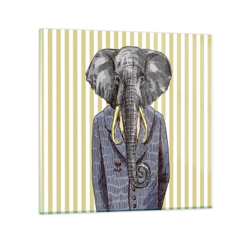 Cuadro sobre vidrio - Impresiones sobre Vidrio - Elegante por naturaleza - 30x30 cm